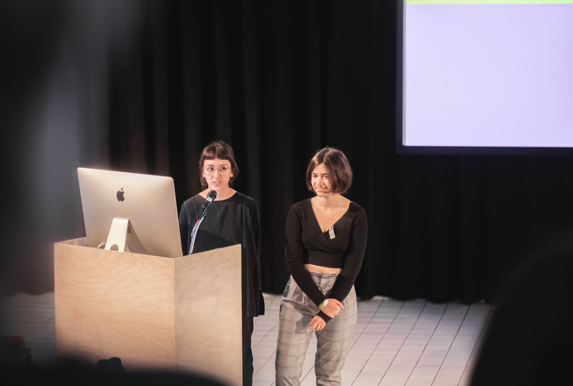 “The power of Identity”—Mio and Mujgan speaking at the Weltformat Festival, Luzern!