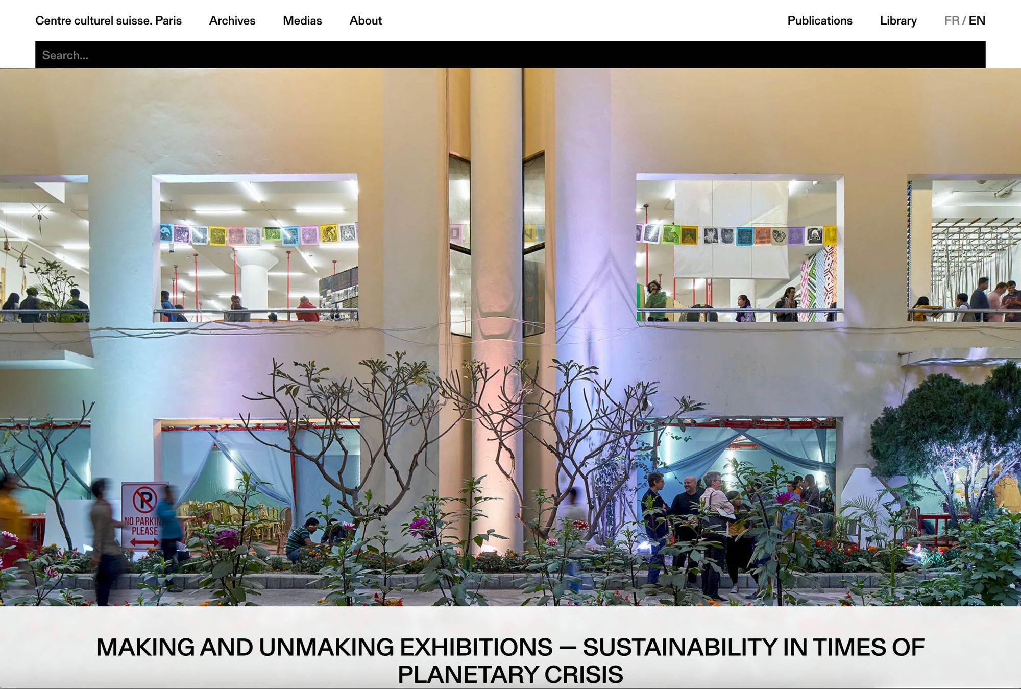 A new lecture series: A collaboration with Centre Culturel Suisse Paris!